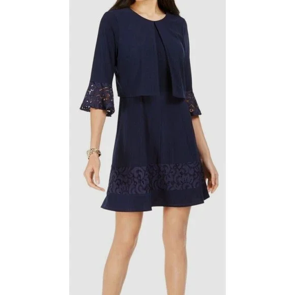 blue gingham check dress Gingham Popover Mini Dress (Sky Blue) main image 1